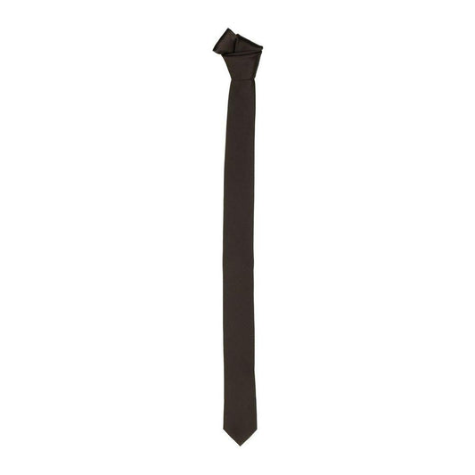 Emilio Romanelli Elegant Burgundy Silk Slim Tie - 40mm EMRO-4571