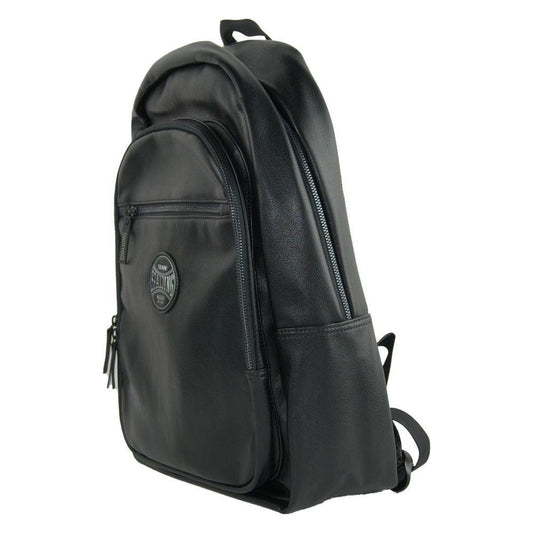 A.G. Spalding & Bros Black Polyethylene Men Backpack AGSPBR-748