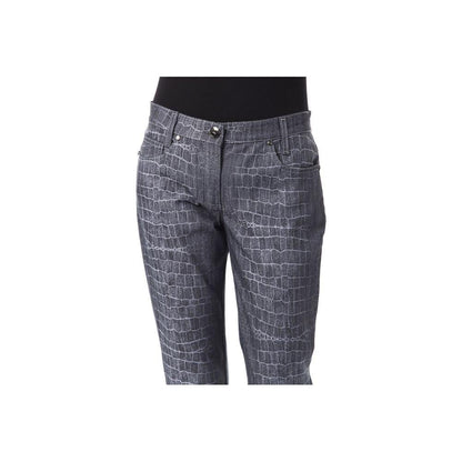 BYBLOS Black Viscose Women's Pants