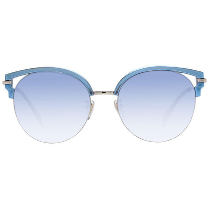 Police Blue Metal & Plastic Sunglasses