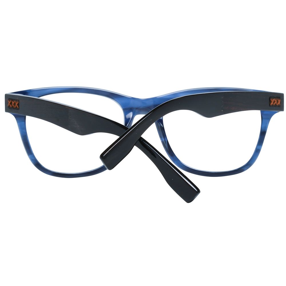Ermenegildo Zegna Blue Plastic Glasses (Frames)