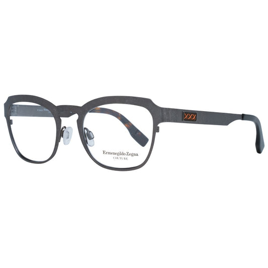 Ermenegildo Zegna Gray Men Glasses Frame