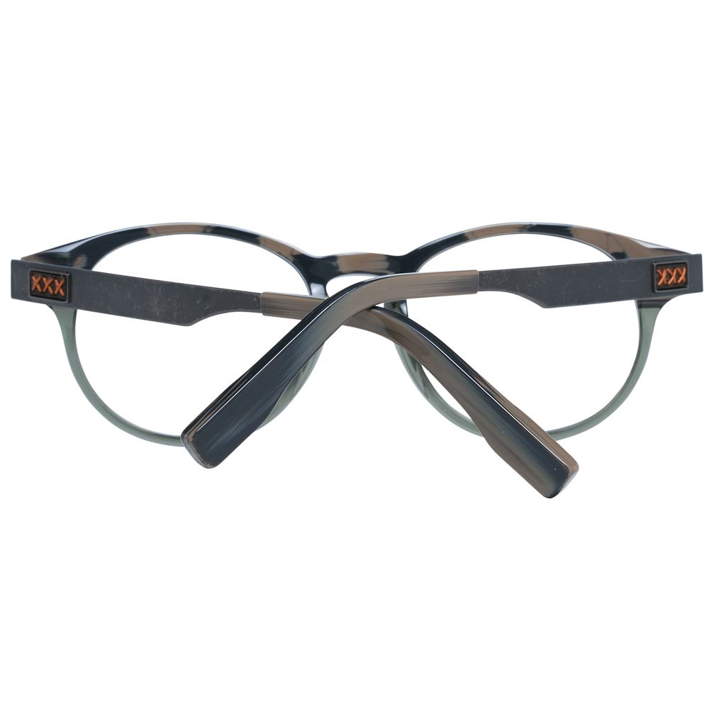 Ermenegildo Zegna Gray Plastic Glasses (Frames)