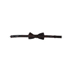 Dolce & Gabbana Red Black Floral Adjustable Neck Men Bow Tie FT3948