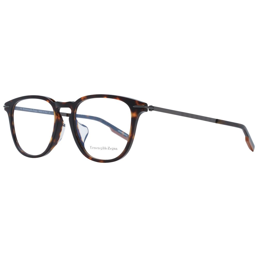 Ermenegildo Zegna Brown Plastic Glasses (Frames)