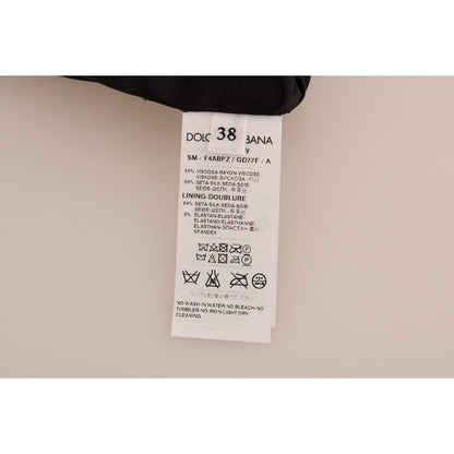 Dolce & Gabbana Brown Leopard Print Silk A-Line Skirt