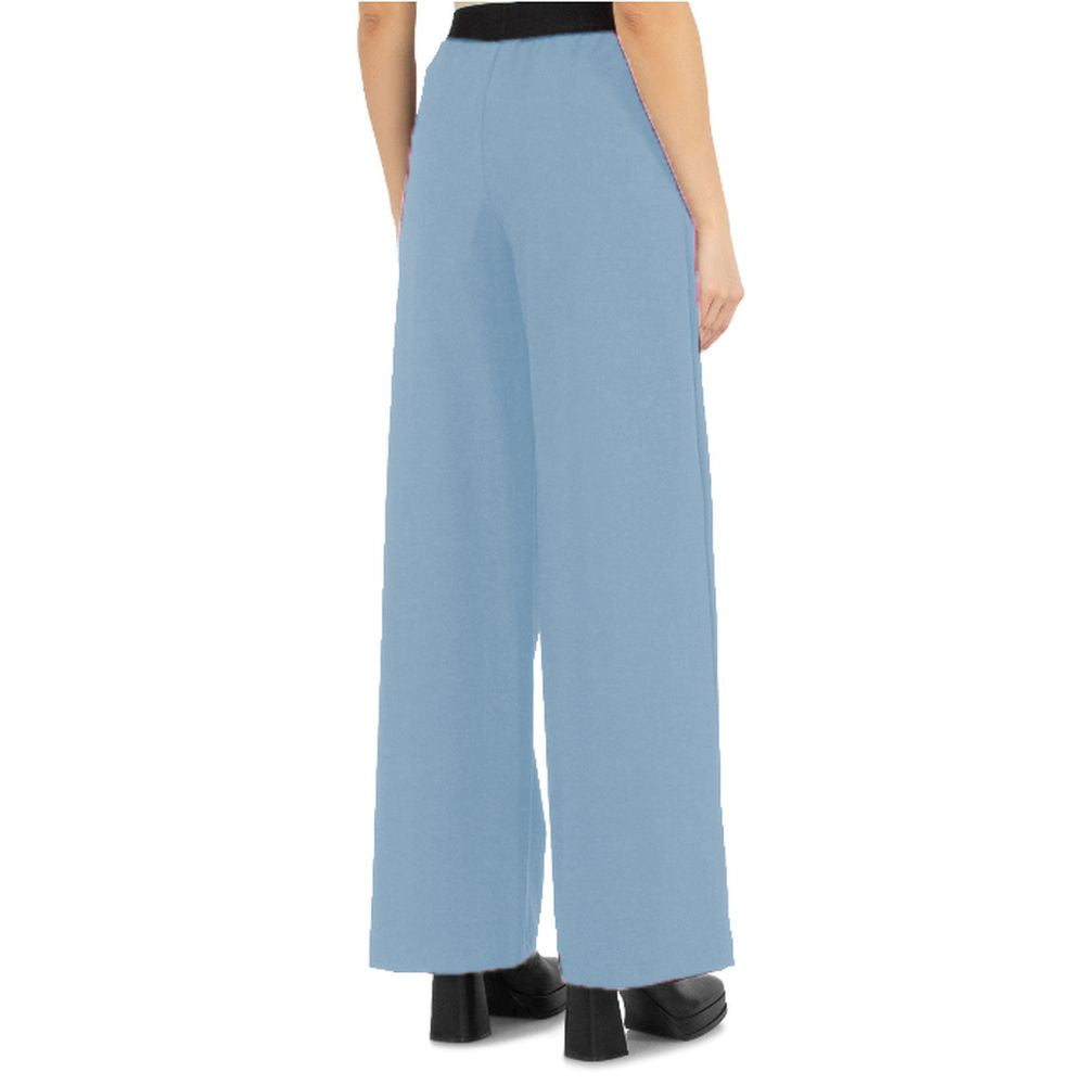 Comme Des Fuckdown Azzurro Polyester Women's Palazzo Pants