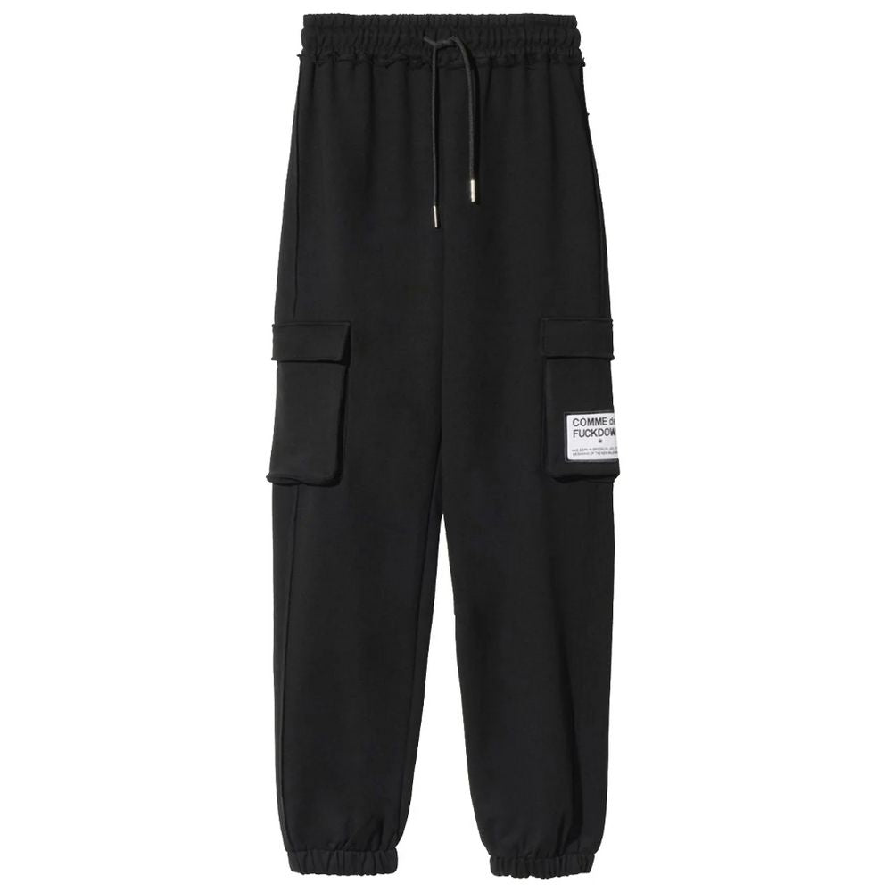 Comme Des Fuckdown Black Cotton Women's Pant