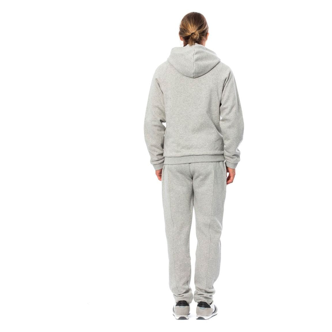 Billionaire Italian Couture Gray Cotton Hooded Sweatsuit TSH1600-4