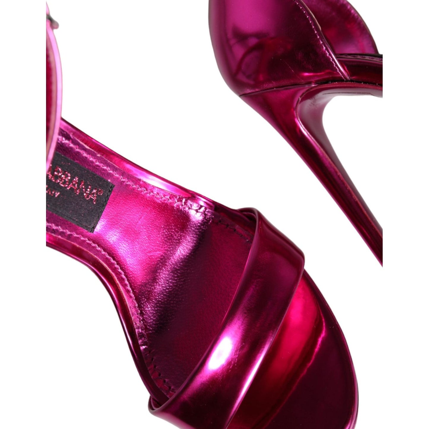 Dolce & Gabbana Fuchsia KEIRA Heels Ankle Strap Sandals Shoes LA11348-37