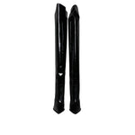 Dolce & Gabbana Black Patent Leather Knee High Boots Shoes
