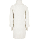 Yes Zee White Marabou Women Dress