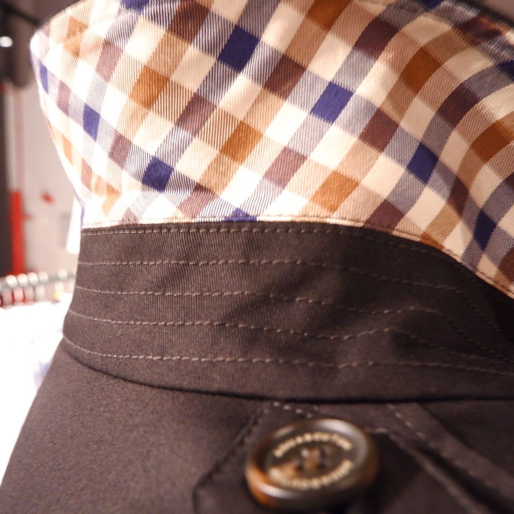 Aquascutum Blue Cotton Men's Trench Coat