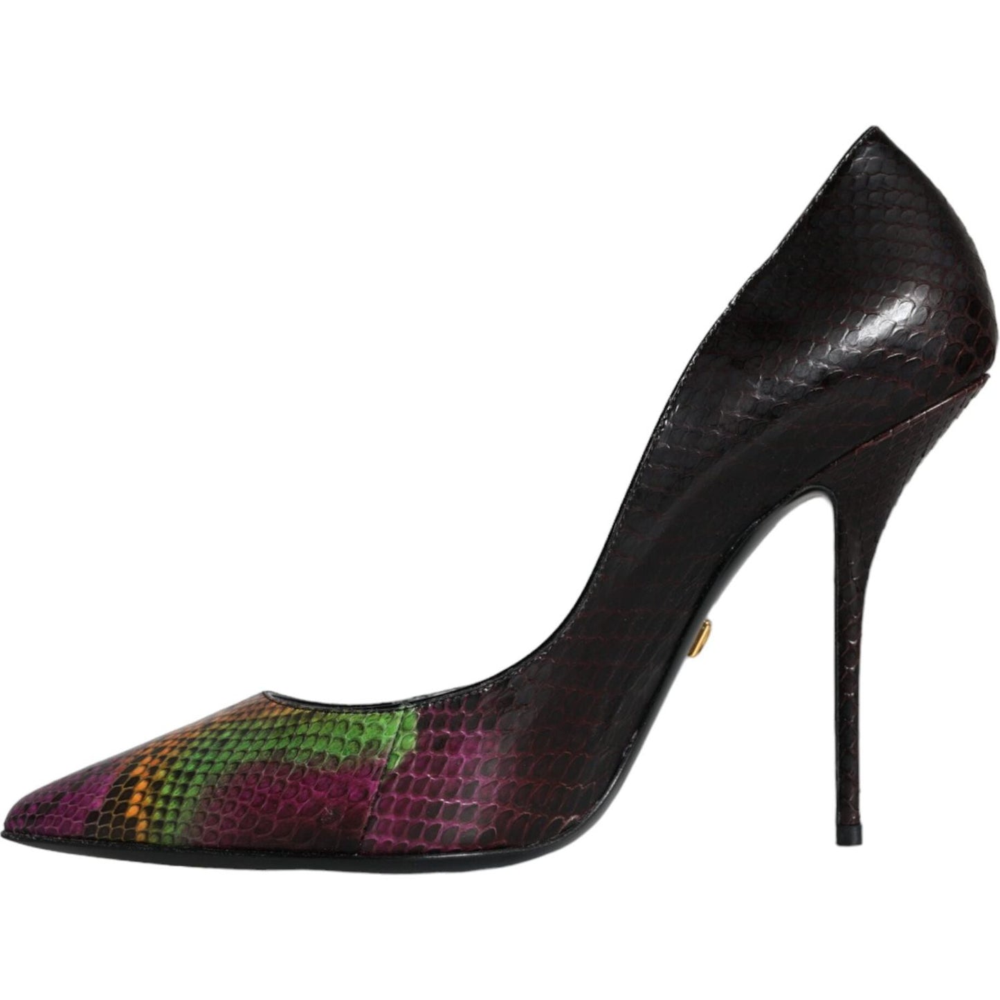 Dolce & Gabbana Multicolor Exotic Leather Heels Pumps Shoes
