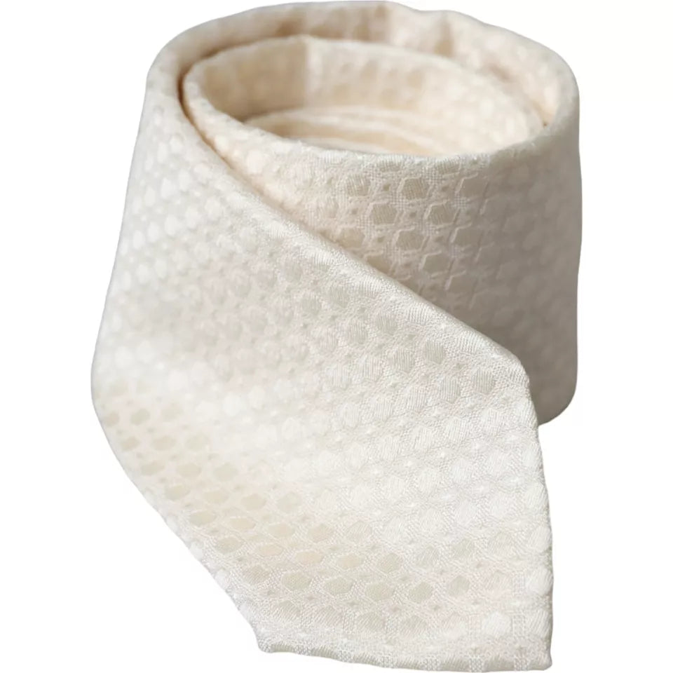 ربطة عنق دولتشي آند غابانا من الحرير قابلة للتعديل للرجال