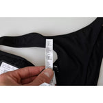 Dolce & Gabbana Black Nylon Swimwear Beachwear Bottom Bikini