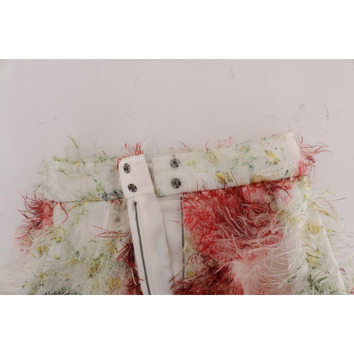 Dolce & Gabbana Floral Patterned Pencil Straight Skirt