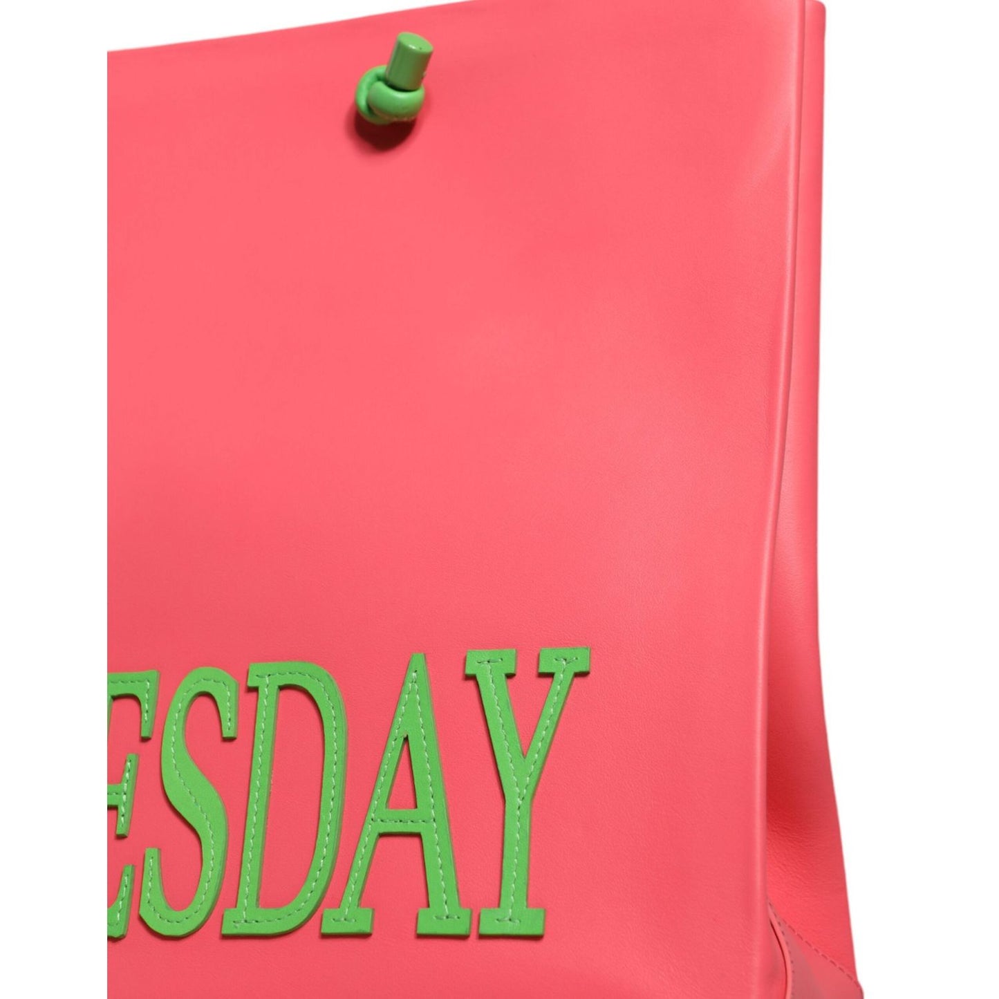 Alberta Ferretti Pink Leather Weekend Wednesday Shopping Tote Bag BAG1552