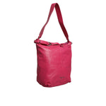 Patrizia Pepe Fuchsia Pink Leather Shoulder Purse Tote Bag