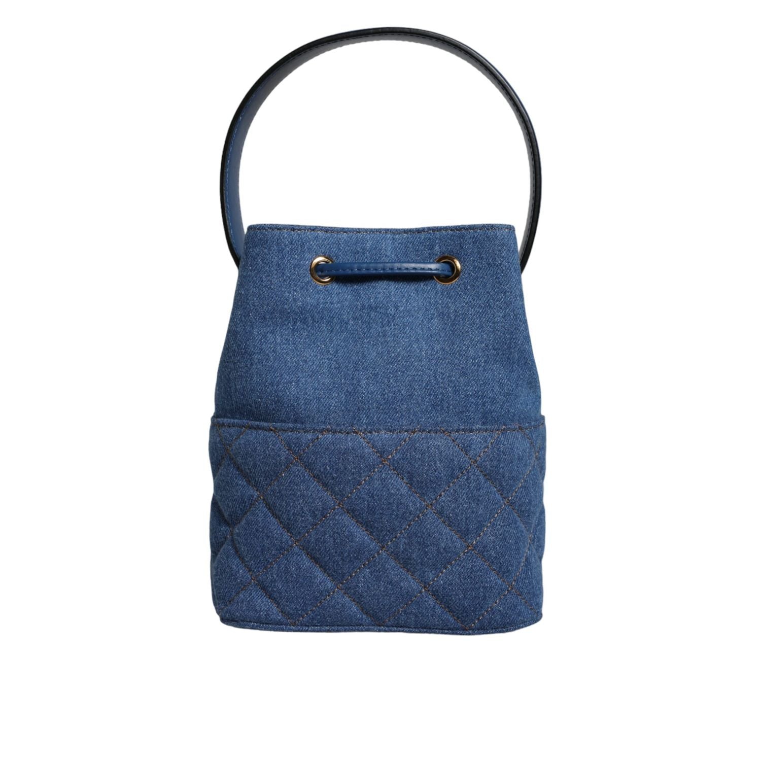 Front view with bag zipped and handles upright.