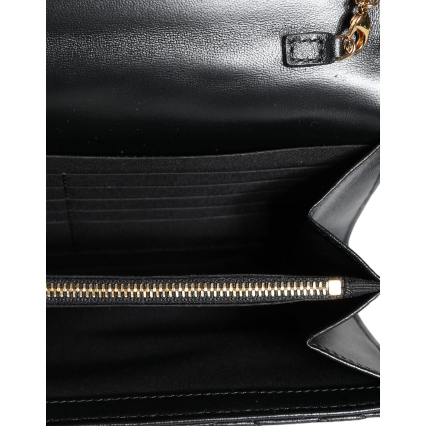 Versace Black Quilted Nappa Leather Crossbody Shoulder Bag