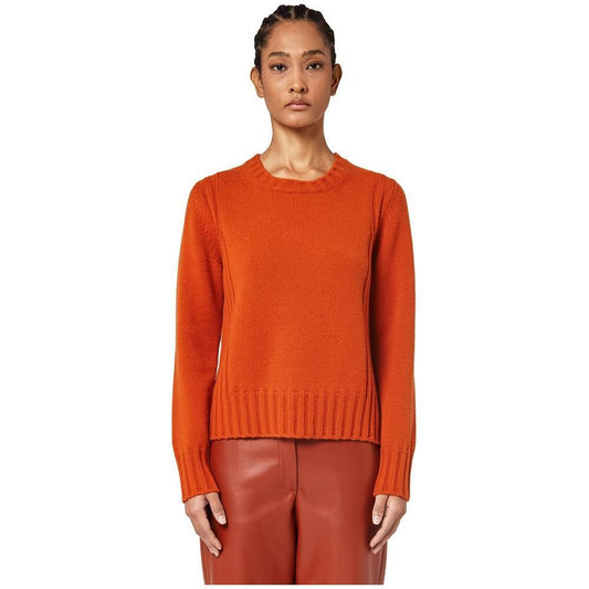 Alpha Studio Orange Cashmere Sweater AL-13828-IT40|S
