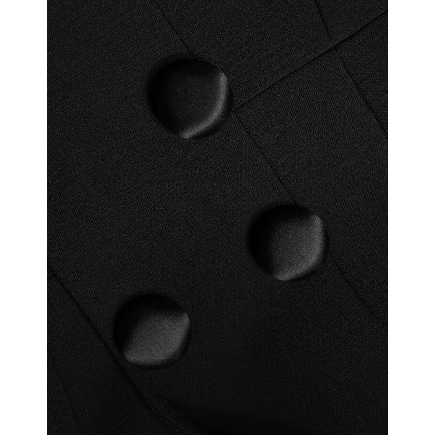 Dolce & Gabbana Black Double Breasted Trench Coat Jacket