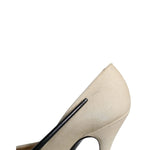 Dolce & Gabbana Beige Suede Leather High Heels Pumps Shoes