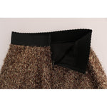 Dolce & Gabbana Gold Black Short Mini Skirt BYX1140-3