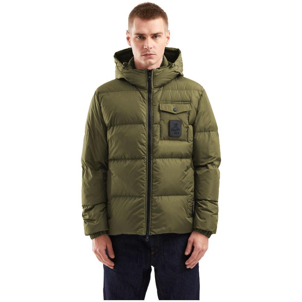 Refrigiwear Green Nylon Men Jacket
