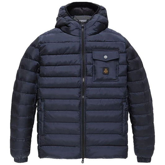 Refrigiwear Blue Nylon Men Jacket