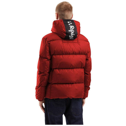 Refrigiwear Red Nylon Men Jacket
