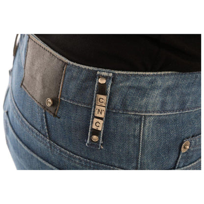 Costume National Blue Wash Cotton Boyfriend Fit Jeans