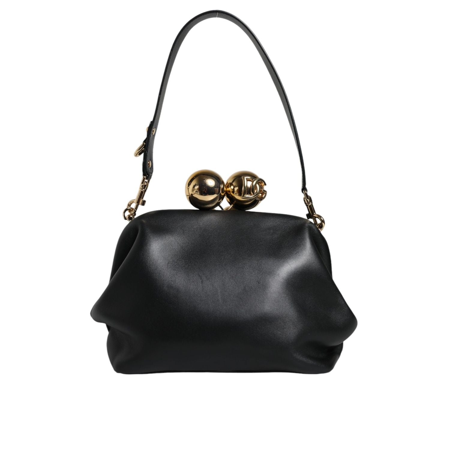 Front view with bag zipped and handles upright.