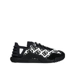 Dolce & Gabbana Black Logo Lace Up Low Top NS1 Sneakers Shoes