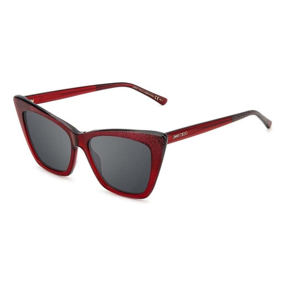 Jimmy Choo Red Acetate Sunglasses