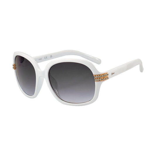 Guess White Resin Sunglasses GUGF04055921WAC