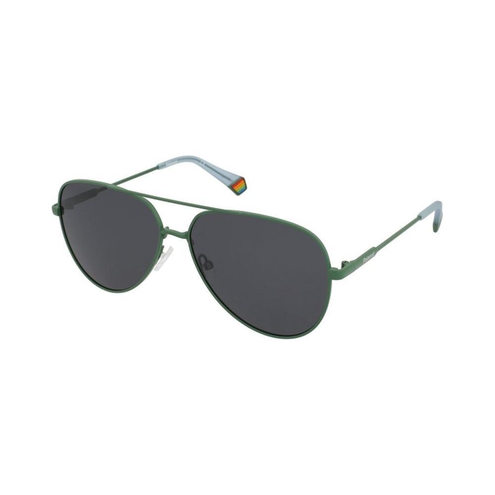 Polaroid Green Metal Sunglasses POPLD6187S1EDAC