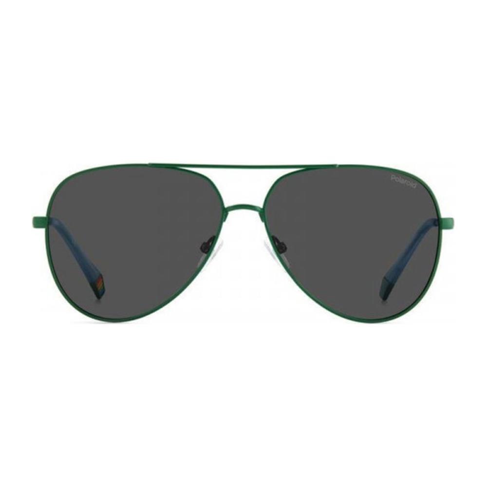 Polaroid Green Metal Sunglasses POPLD6187S1EDAC
