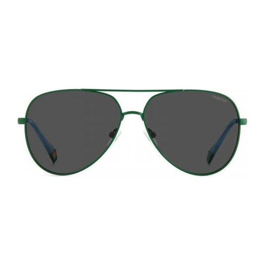 Polaroid Green Metal Sunglasses POPLD6187S1EDAC