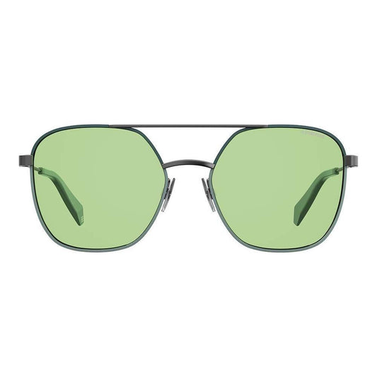 Polaroid Green Metal Sunglasses POPLD6058S1EDUCAC