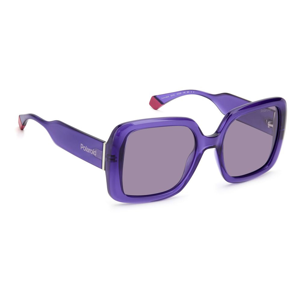 Polaroid Purple Plastic Sunglasses POPLD6168SB3VKLAC