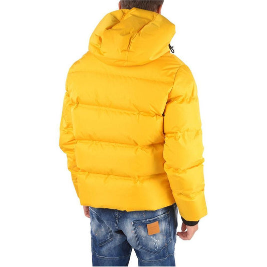 Dsquared² Yellow Nylon Men's Down Jacket DS-14202-IT46 | S