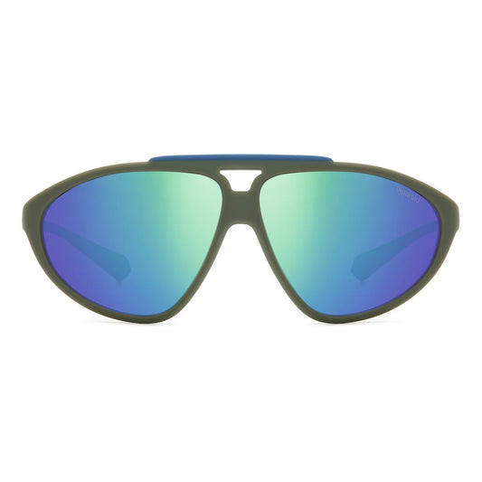 Polaroid Green Rubber Sunglasses POPLD2151SDLDG25ZAC