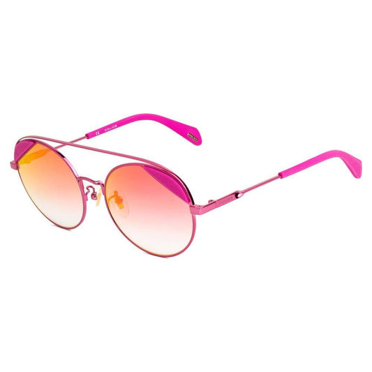 Police Pink Metal Sunglasses