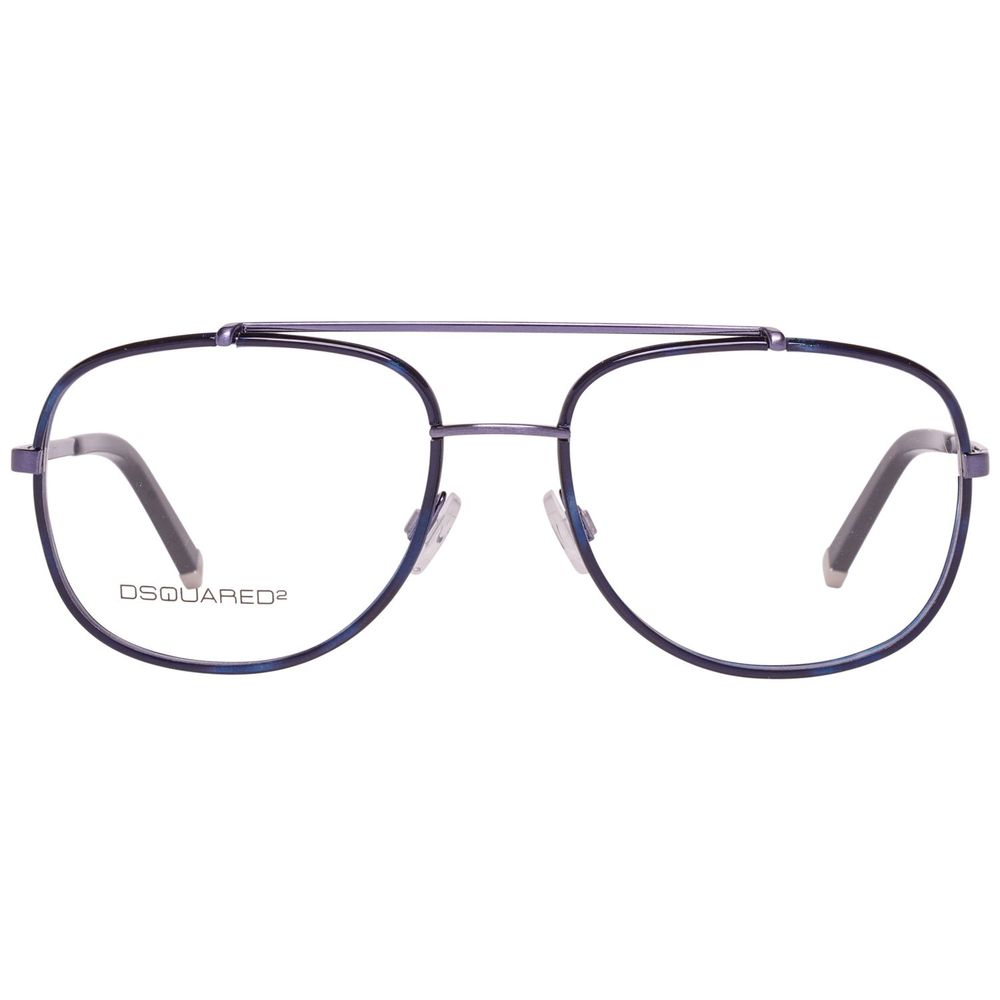 Dsquared² Blue Metal Frames for men with UV protection and impact resistance, ideal for helmets, model DQ5073-092-53.