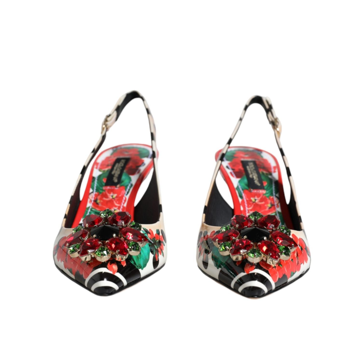 Front view with bag zipped and handles upright.
