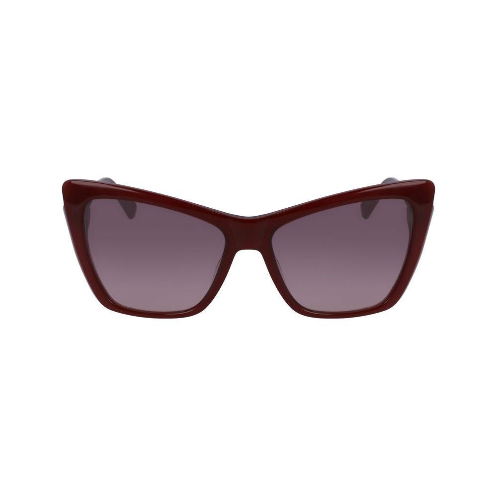 Longchamp Red Acetate Sunglasses LOLO669S598AC