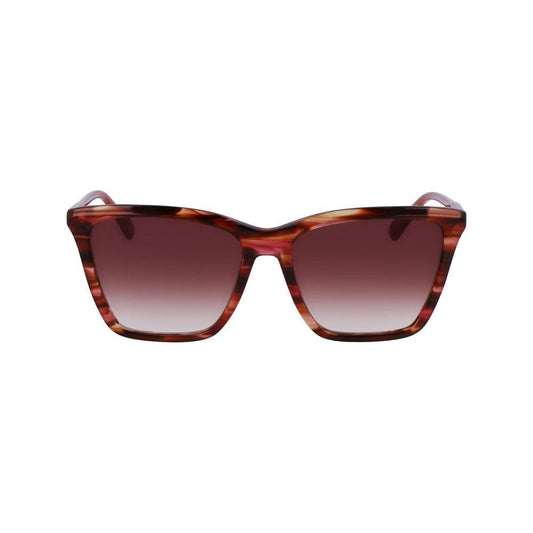 Longchamp Red Acetate Sunglasses LOLO719S602AC