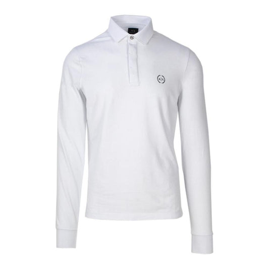 Armani Exchange White Cotton Long Sleeve AR-2160700008-IT42 | XS